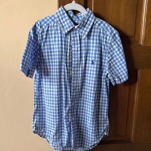 Ralph Lauren Blue Gingham Men's Shirt